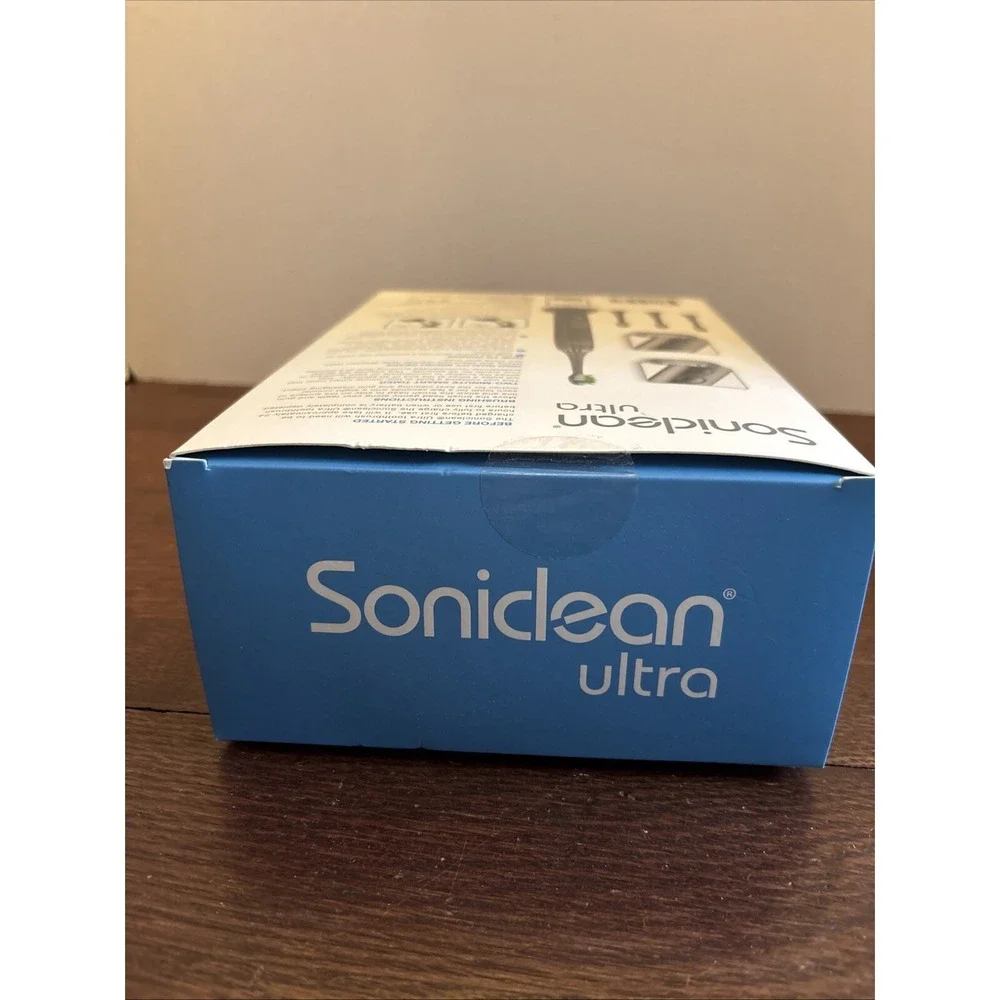 Soniclean Ultra Smile with Confidence Electric Toothbrush with 4 Brush Heads NEW
